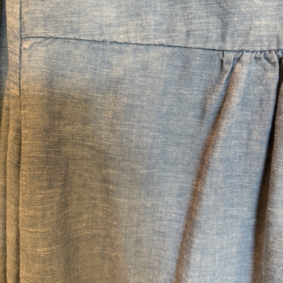 Sezane Chlo Blue Ruffled Blouse - Picture 5 of 7